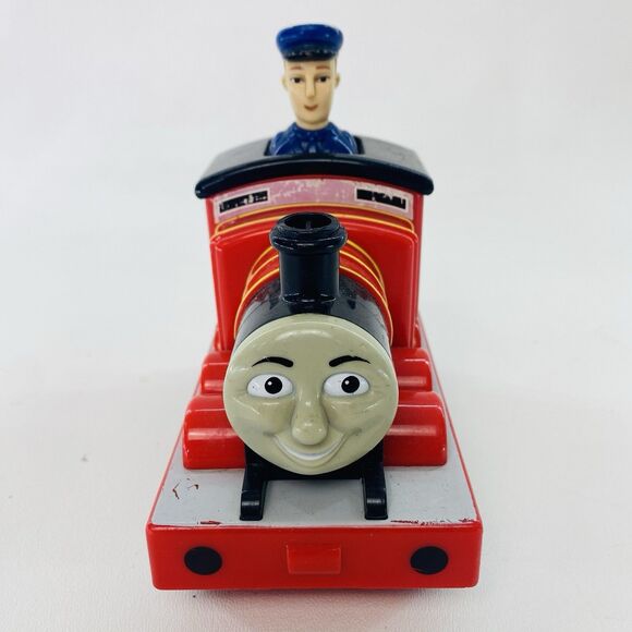 James Thomas The Tank Engine and Friends Push N Go Red Train Toy 2007 Gullane 6" - Picture 4 of 8